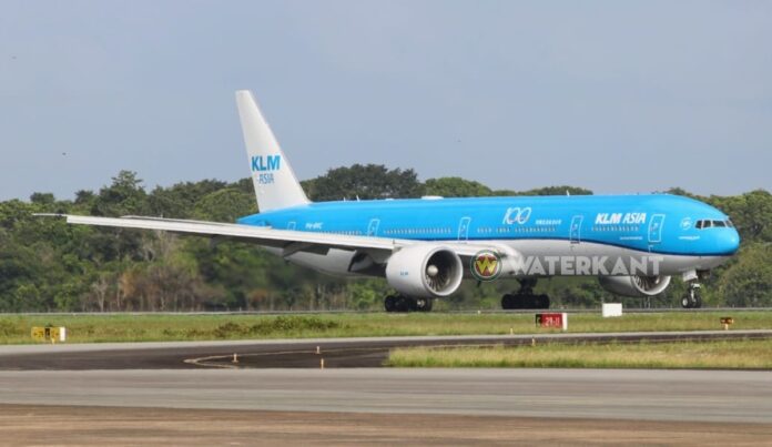 KLM vlucht geland in Suriname, vliegt maandag terug naar Schiphol