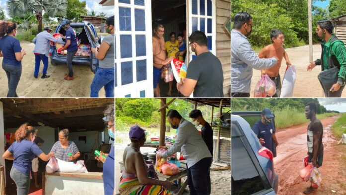 Social Caring Organization Suriname verstrekt wederom 100 noodpakketten