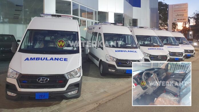 Nieuwe ambulances voor ministerie van Volksgezondheid in Suriname