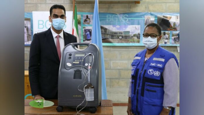 PAHO doneert zuurstofconcentrators aan Volksgezondheid