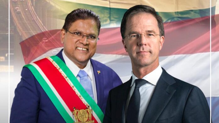 President Santokhi brengt in februari bezoek aan Premier Rutte