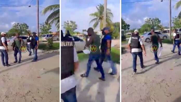 VIDEO: Sibrano Pique aangehouden en overgedragen aan Narcotica Brigade