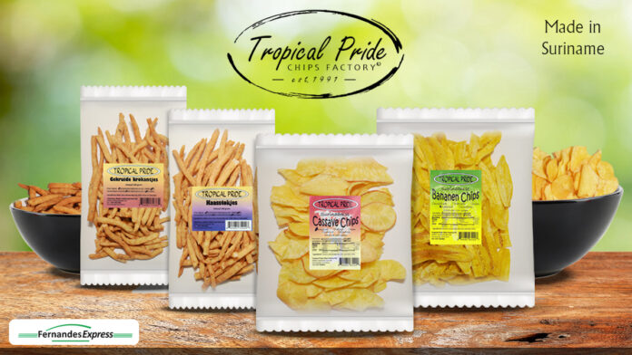 Nu ook Tropical Pride chips online te koop via Fernandes Express