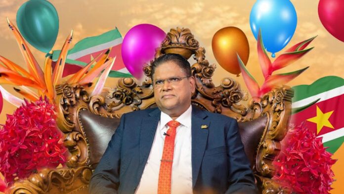 Surinaamse president Santokhi vandaag 62 jaar