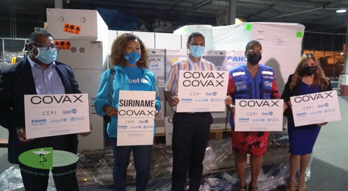 Suriname krijgt eerste partij vaccins uit Covax-programma