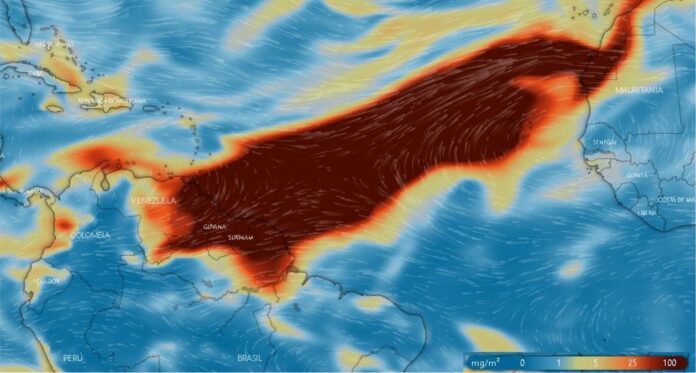Vulkaanuitbarsting heeft mogelijk impact op Suriname