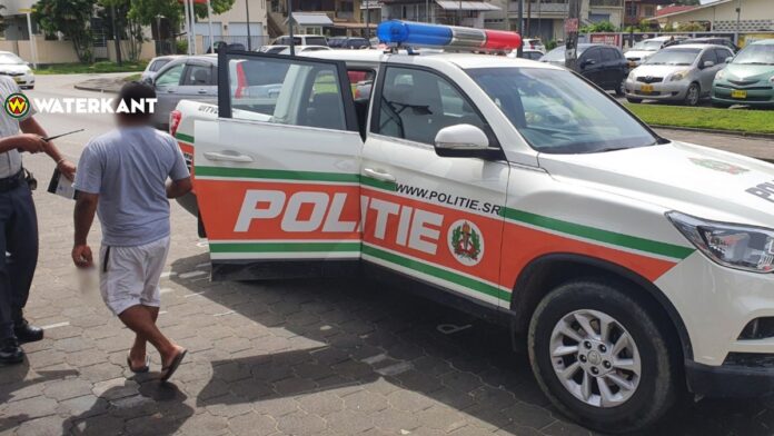 Verdachte aangehouden door Korps Politie Suriname