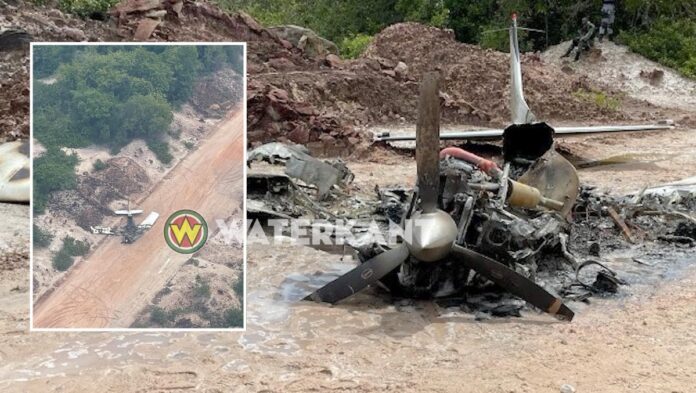 Ook in Guyana afgebrand vliegtuig aangetroffen