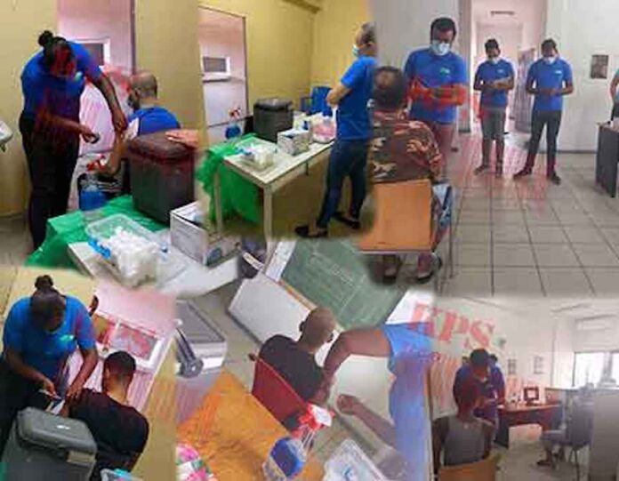 Arrestanten in politiecellenhuizen Suriname worden gevaccineerd