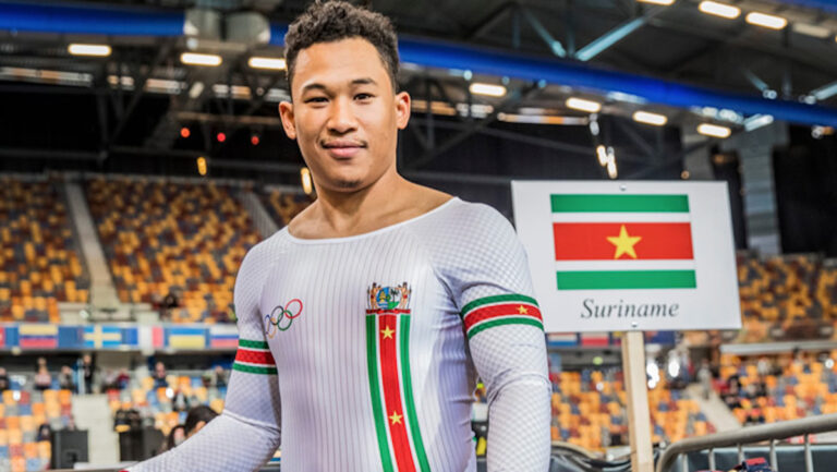 Wielrenner Jaïr Tjon En Fa wint zilver voor Suriname in Argentinië