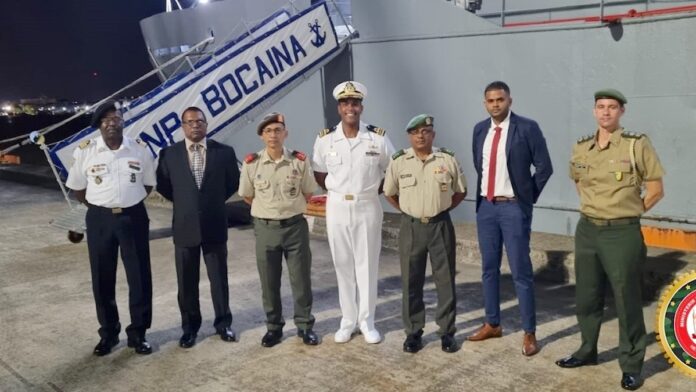 Braziliaanse marineschip 'Bocaina' bezoekt Suriname