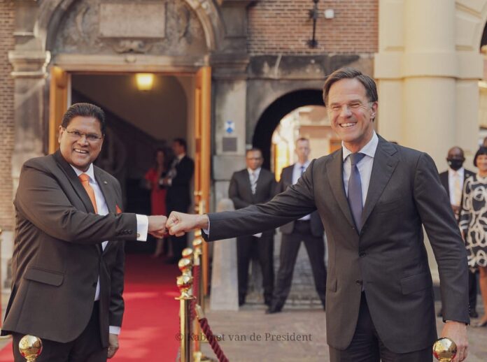 President Santokhi: 'Relatie Suriname - Nederland volledig hersteld'