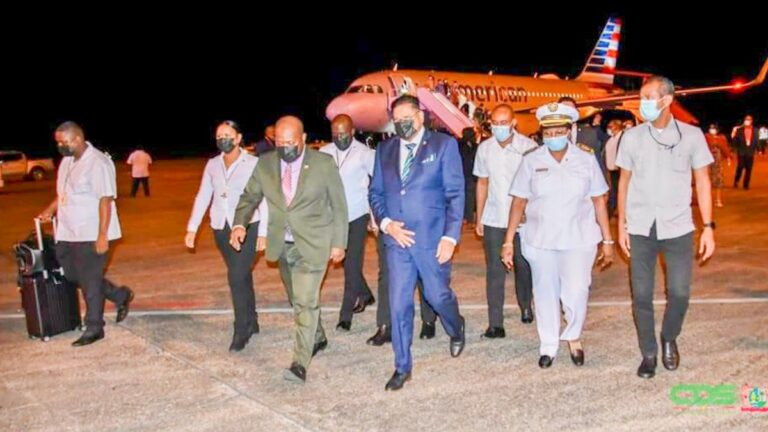 President Santokhi en delegatie terug in Suriname