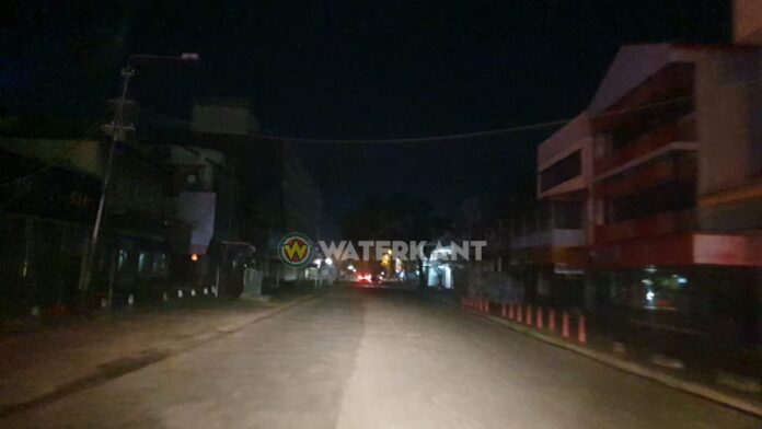 VIDEO: Stroomuitval in binnenstad Paramaribo