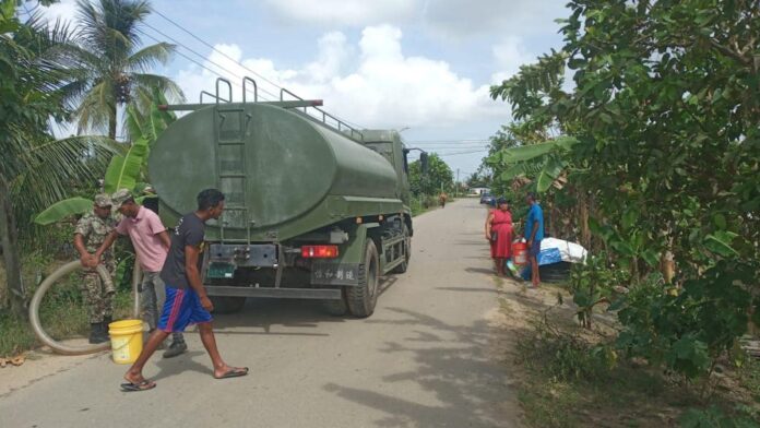 Defensie helpt bij voorzien gezinnen van drinkwater