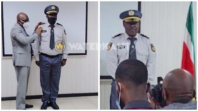 Ruben Kensen aangesteld als waarnemend korpschef politie Suriname
