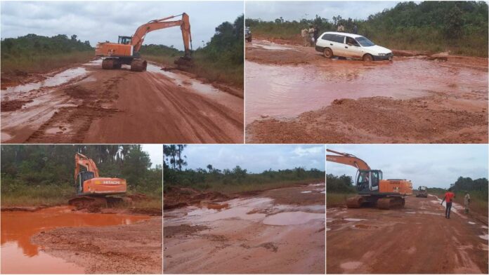 In slechte staat verkerende weg naar West-Suriname wordt aangepakt