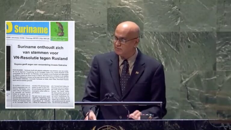 Onjuist bericht Times of Suriname: Suriname stemt wel voor VN-Resolutie tegen Rusland