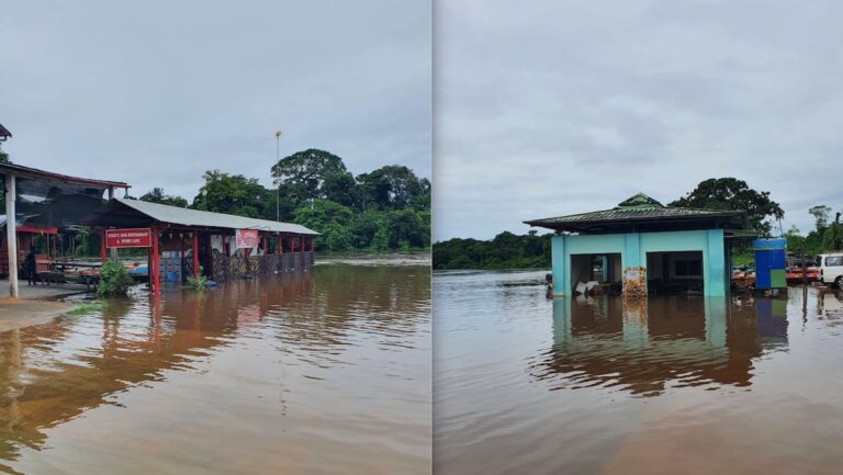Ernstige wateroverlast in delen binnenland Suriname
