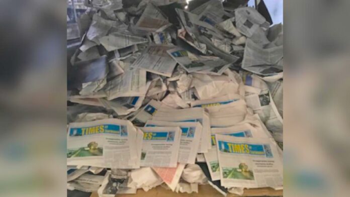 Surinaams bedrijf produceert verpakkingsmateriaal van oude kranten