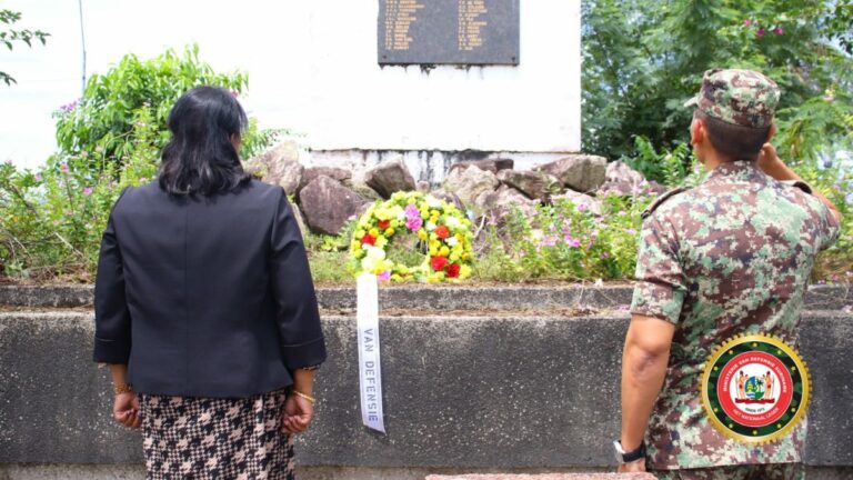Herdenking gesneuvelde Surinaamse militairen tijdens Tweede Wereldoorlog