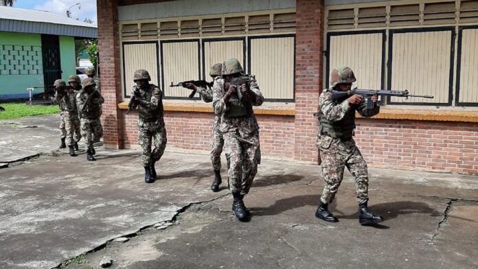 Landmacht Suriname hervat specialistische en tactische trainingen