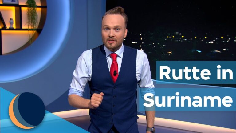 VIDEO: Lubach vat het bezoek van Rutte aan Suriname samen
