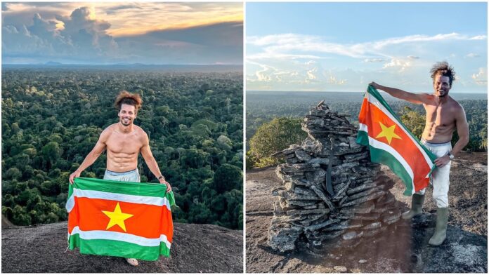 Beelden van reisblogger in Suriname gaan de wereld rond