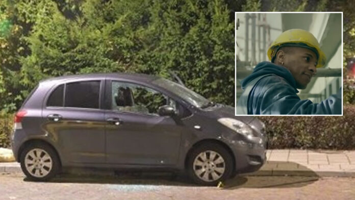 Auto doodgeschoten man doorzeefd met kogels; politie zoekt getuigen