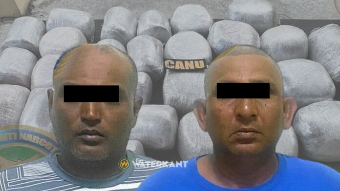 Twee Surinamers aangehouden bij onderschepping drugs in boten te Guyana