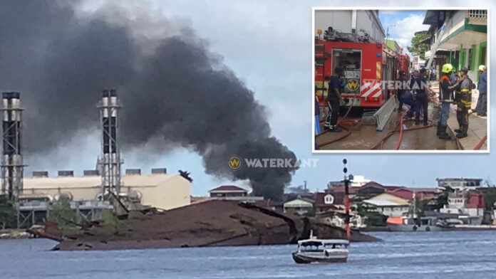 VIDEO: Grote brand in centrum van Paramaribo