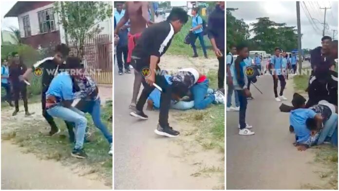Jongeman steekt met groot mes in op scholier bij vechtpartij op straat