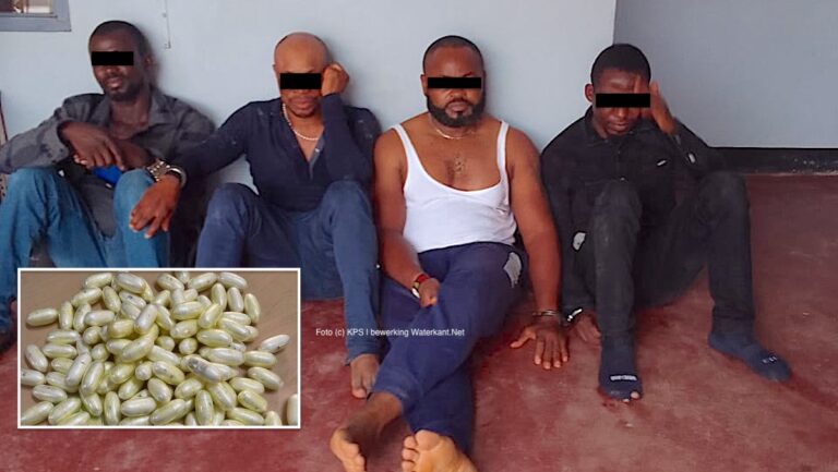 Vier Afrikanen in hotel Albina aangehouden met drugs