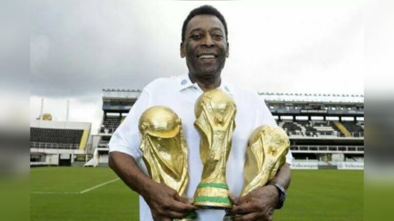 Braziliaanse voetballegende Pelé