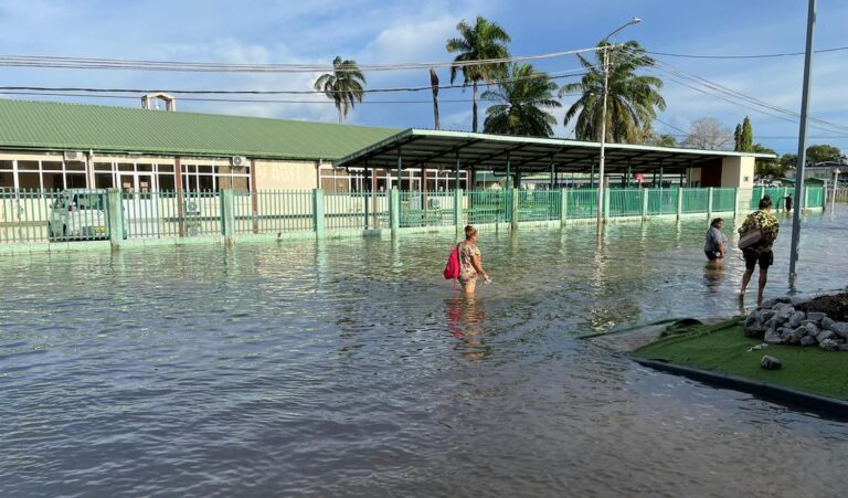 Wateroverlast in Suriname