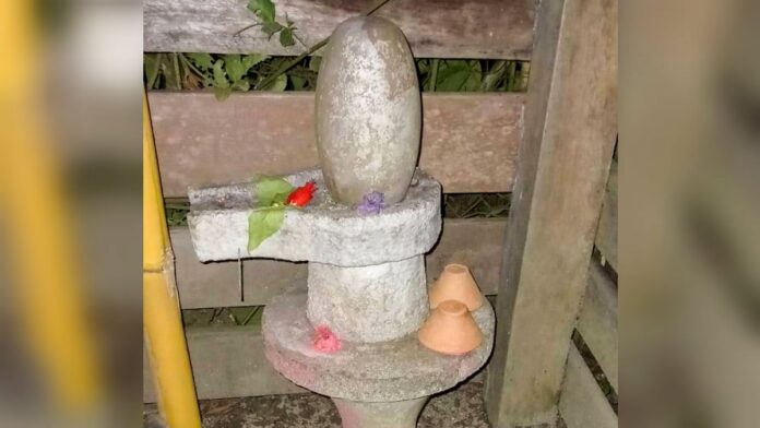 Heilige hindoe steen gestolen bij woning Marowijnestraat