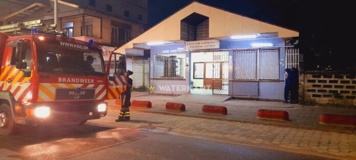 Vermoedelijk brandstichting bij CBB Paramaribo-Centrum