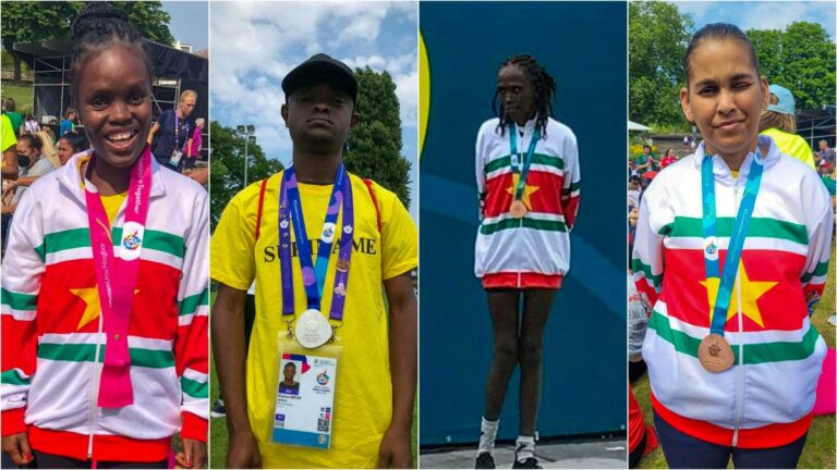Eerste medailles binnen voor Suriname op Special Olympics in Duitsland