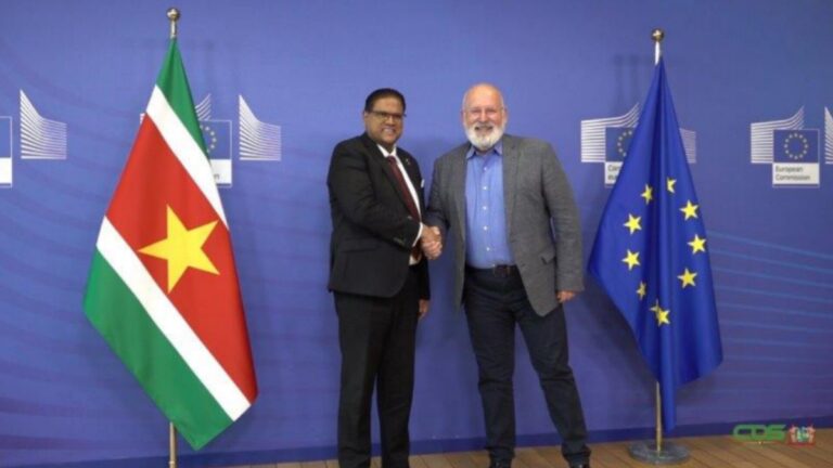 EU voorstander behoud carbon negatieve status Suriname