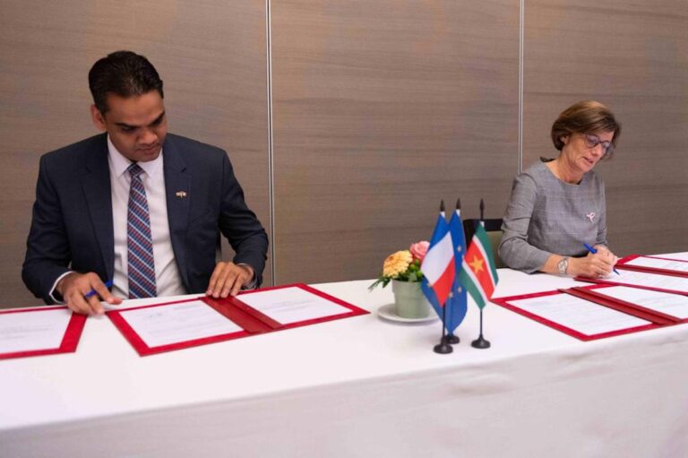 Suriname en Frankrijk ondertekenen samenwerkingsverklaring op gebied van Volksgezondheid