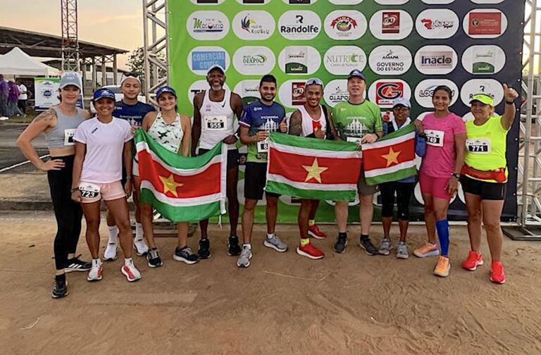 Twaalf Surinamers nemen deel aan de halve marathon van Oiapoque
