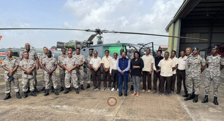 Helikopters leger Suriname weer in gebruik na grote onderhoudsbeurt