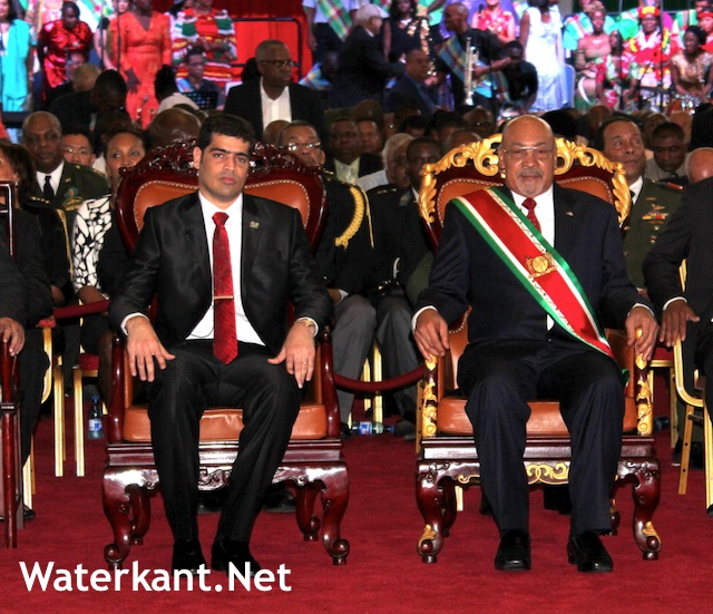 Bouterse en Adhin president en vicepresident van Suriname