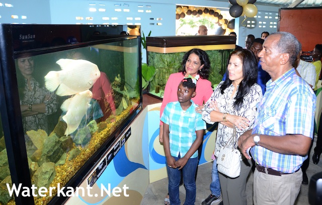 Opening Aquarep in de Paramaribo Zoo