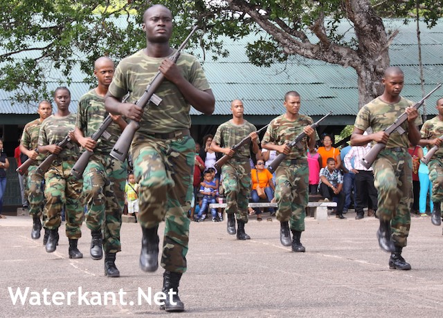 Nieuwe lichting voor defensie Suriname