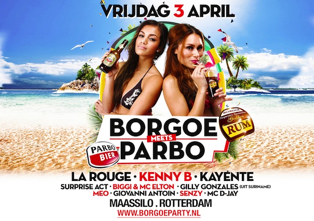 Suriname in Rotterdam: BORGOE -meets- PARBO party