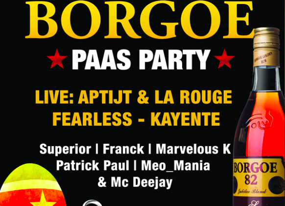 Borgoe Paas Party zaterdag 19 april 2014