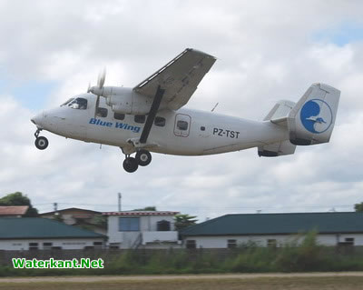 Surinaamse carrier Blue Wing slaat vleugels uit