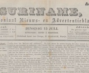 Oude krantenpagina’s uit Suriname op internet gezet