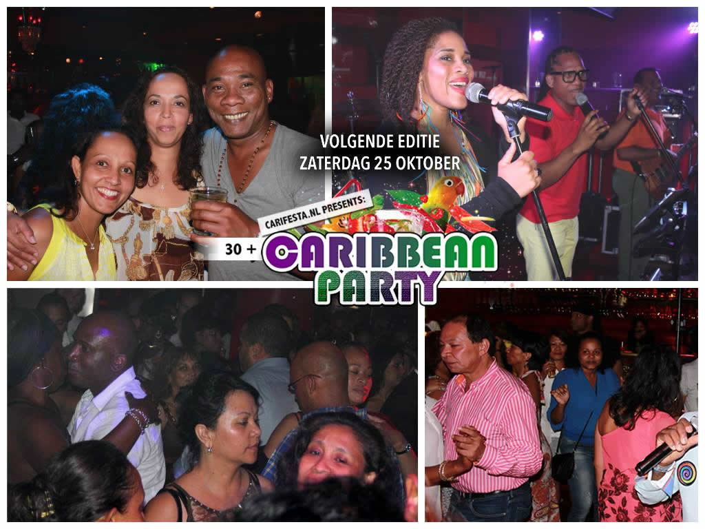 30+ Caribbean Party met La Fiesta – za 25 okt in Rijswijk
